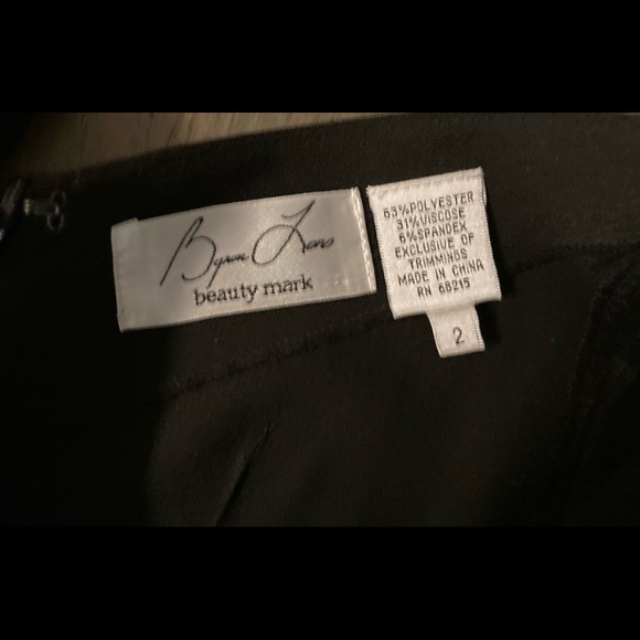 BYRON LARS BEAUTY MARK- Black Front Fishtail dress - Picture 3 of 4